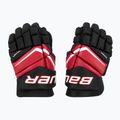 Gyerek jégkorongkesztyű Bauer Vapor Fly40 Jr black/red 2