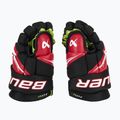 Gyerek jégkorongkesztyű Bauer Vapor Fly40 Jr black/red 4