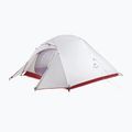 3 személyes trekking sátor Naturehike Updated Cloud Up 3 light grey/red