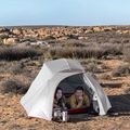 3 személyes trekking sátor Naturehike Updated Cloud Up 3 light grey/red 12