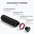 Kormány markolatok Rockbros BT1001 Handlebar Grips black/red 3