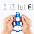 Kulacstartó Rockbros 31210007 Water Bottle Holder blue/purple 4