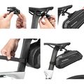 Nyereg alatti kerékpáros táska Rockbros B69 Bike Saddle Bag black 5