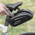 Nyereg alatti kerékpáros táska Rockbros B69 Bike Saddle Bag black 6