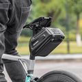 Nyereg alatti kerékpáros táska Rockbros B69 Bike Saddle Bag black 7