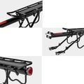 Kerékpáros csomagtartó Rockbros HJ1009 Bike Rear Rack black 2