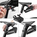 Nyereg alatti kerékpáros táska Rockbros C28BK Bike Saddle Bag black 3