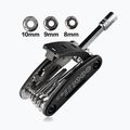 Kerékpárkulcs  Rockbros GJ1601 Repair Tool 16in1 black/silver 4