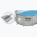 Fémvázas medence Bestway Power Steel Swim Vista Series Oval Pool Set 427 x 250 cm szürke 4