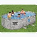 Fémvázas medence Bestway Power Steel Swim Vista Series Oval Pool Set 427 x 250 cm szürke 14