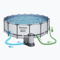 Fémvázas medence Bestway Steel Pro Max Pool Set 5612Z 488 x 122 cm szürke 4