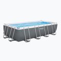 Fémvázas medence Bestway Power Steel Rectangular Pool Set 56465N 549 x 274 cm sötétszürke 2