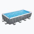 Fémvázas medence Bestway Power Steel Rectangular Pool Set 56465N 549 x 274 cm sötétszürke 3