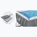 Fémvázas medence Bestway Power Steel Rectangular Pool Set 56465N 549 x 274 cm sötétszürke 4