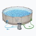 Fémvázas medence Bestway Steel Pro Max Pool Set 396 x 107 cm bézs 8