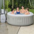 Bestway Lay-Z-Spa felfújható jacuzzi medence Tahiti fehér 60007 4