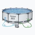 Fémvázas medence Bestway Steel Pro Max Pool Set 366 x 100 cm szürke 4