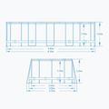 Fémvázas medence Bestway Power Steel Oval Pool Set 610 x 366 cm barna 7