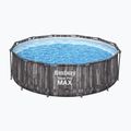 Bestway Steel Pro Max kerek medence szürke 5614X