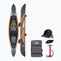 Nagynyomású felfújható kajak 1 személyes 12'4″ AquaMarina Tomahawk szürke Air-K 375