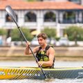 Nagynyomású felfújható kajak 1 személyes 12'4″ AquaMarina Tomahawk szürke Air-K 375 11