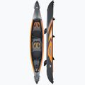 Nagynyomású felfújható kajak 2 személyes 14'5″ AquaMarina Tomahawk szürke Air-K 440 Air-K 440
