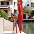 SUP Aqua Marina Race Elite - Versenyző iSUP, 4.27m/15cm piros BT-22RE 14