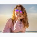 Napszemüveg Aztron Dream crystal blue gloss/polarized light pink mirror/brown 7