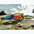 Napszemüveg Aztron Avatar-X2 matt black/gloss blue/polarized sahara red mirror/brown 6