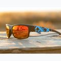Napszemüveg Aztron Avatar-X2 matt black/gloss blue/polarized sahara red mirror/brown 7