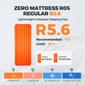 Flextail Zero R05 normál narancssárga felfújható matrac 7