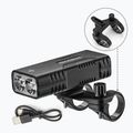 Rockbros elülső kerékpár lámpa powerbank funkcióval 24310002 850 lm fekete 2
