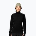 Női Termoaktiv pulóver Devold Expedition Merino 235 Zip Neck black