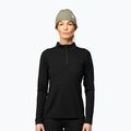 Női Termoaktiv pulóver Devold Breeze Merino 150 Zip Neck black