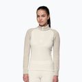 Női Termoaktiv pulóver Devold Duo Active Merino 205 Zip Neck raw white