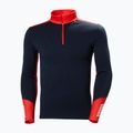 Férfi Helly Hansen Lifa Merino Midweight 1/2 Zip termikus melegítő pulóver navy 5