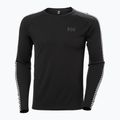 Férfi Helly Hansen Lifa Active Stripe Crew thermo hosszú ujjú fekete 4