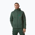 Férfi hibrid dzseki Helly Hansen Odin Stretch kapucnis szigetelő legmélyebb lucfenyő színben