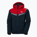 Férfi sí kabát Helly Hansen Alpine Insulated tengerészkék és piros 65874_597 6