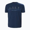 Helly Hansen Skog Recycled Graphic férfi trekking póló tengerészkék 63083_584 5