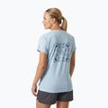 Női trekking póló Helly Hansen Skog Recycled Graphic kék 63083_513 2