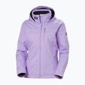 Női vitorlás dzseki Helly Hansen Crew kapucnis Midlayer kabát heather 6