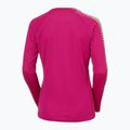 Női hőaktív pulóver Helly Hansen Lifa Active Stripe Crew magenta 2.0 5