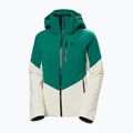Női sí dzseki Helly Hansen Alphelia smaragd hó 10