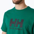 Férfi Helly Hansen Logo 2.0 póló smaragdzöld 3