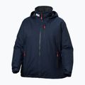 Női vitorlás dzseki Helly Hansen Crew Hooded Midlayer Plus 2.0 navy 9