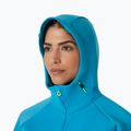 Női pulóver Helly Hansen HP Ocean Full Zip Jacket 2.0 cyan 3