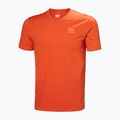 Férfi Helly Hansen Nord Graphic őrjárat narancssárga póló 4