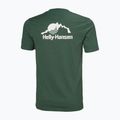 Férfi Helly Hansen Nord Graphic dzsungel zöld póló 5