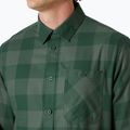 Férfi Helly Hansen Aker Flannel LS ing dzsungel zöld bivaly kockás ing 3